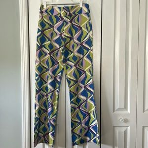 Zara NWT high rise, linen blend flares. Size L.